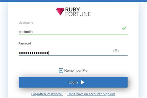 ruby casino log in.